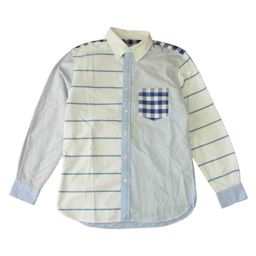 Brooks Brothers ブルックスブラザーズ 国内正規品 クレイジーパターン BDシャツ ブルー系 S【中古】