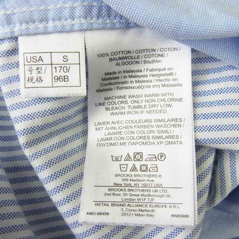 Brooks Brothers ブルックスブラザーズ 国内正規品 クレイジーパターン BDシャツ ブルー系 S【中古】