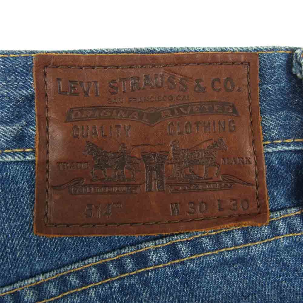 Levi's リーバイス 04514-0244 USA製 LVC 514 デニム パンツ インディゴブルー系 30【中古】
