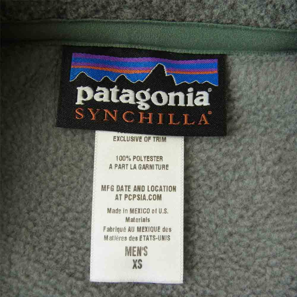 patagonia パタゴニア 13AW 25738 シンチラ ハーフジップ フリース プルオーバー グレー系 XS【中古】