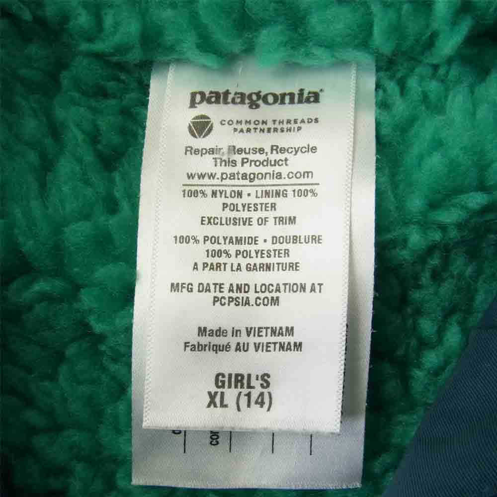 patagonia パタゴニア 13AW 68465 Girls' Infurno Jacket ガールズ インファーノ ジャケット グリーン系 XL【中古】