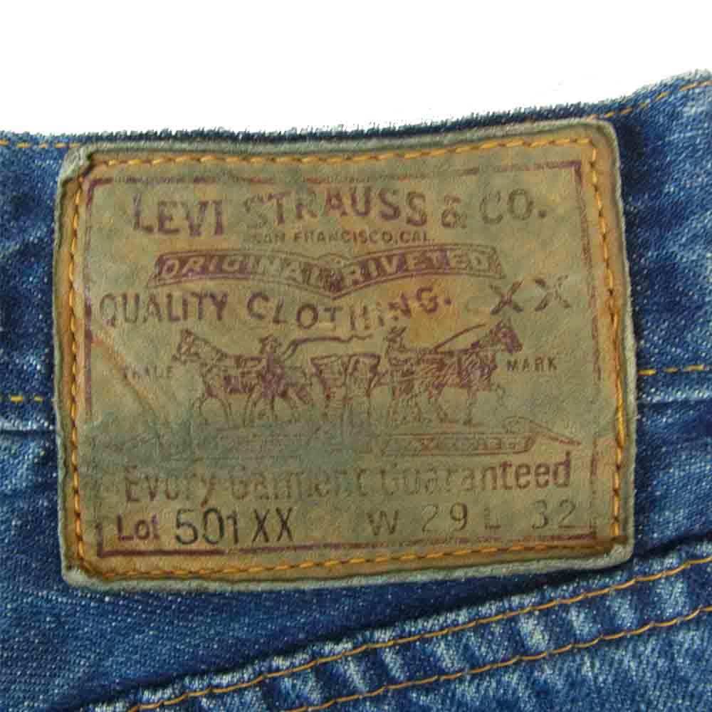 Levi's リーバイス 47501-0170 LVC 501XX 1947年モデル ヴィンテージ加工 インディゴブルー系 29【美品】【中古】