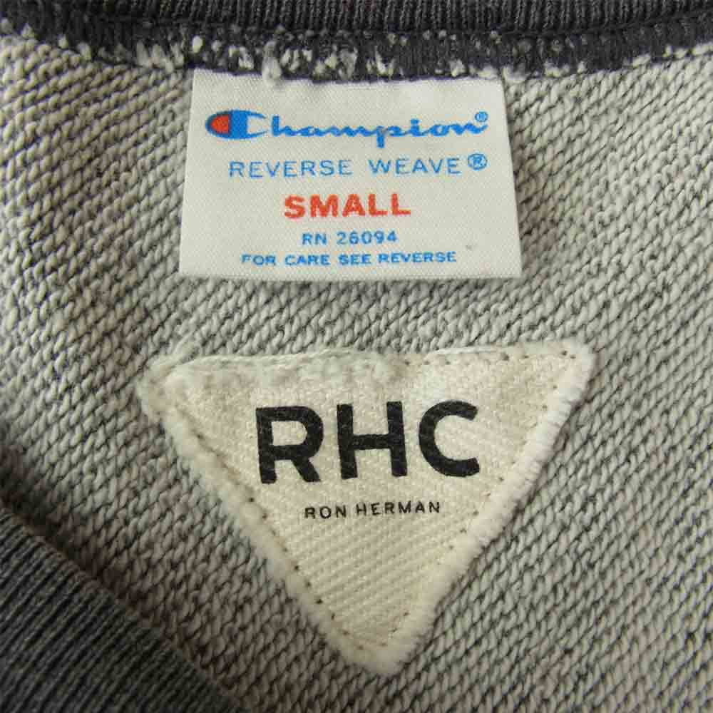 Ron Herman ロンハーマン × CHAMPION チャンピオン パームツリー ヤシの木 刺繍入り グレー系 S【中古】