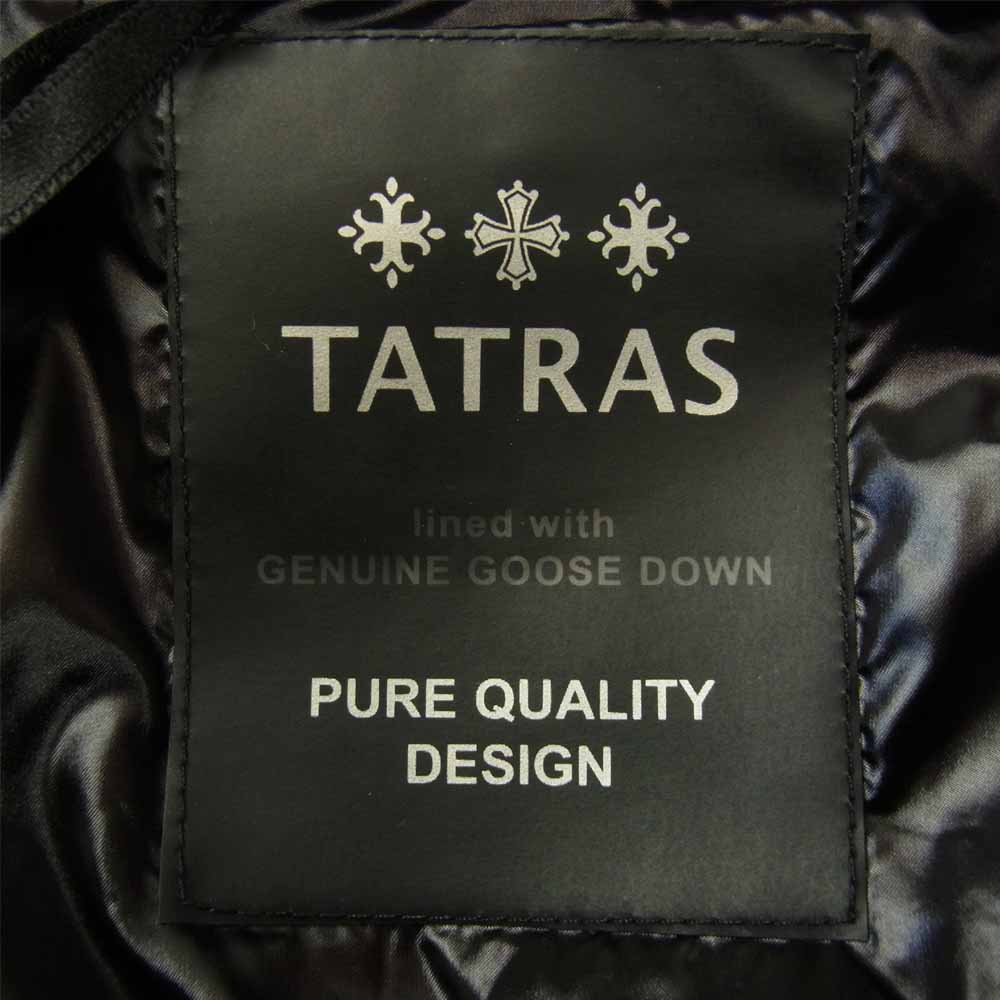 TATRAS タトラス MTA16A4379 国内正規品 BOESIO ボエシオ ダウンジャケット ブラック系 2【美品】【中古】