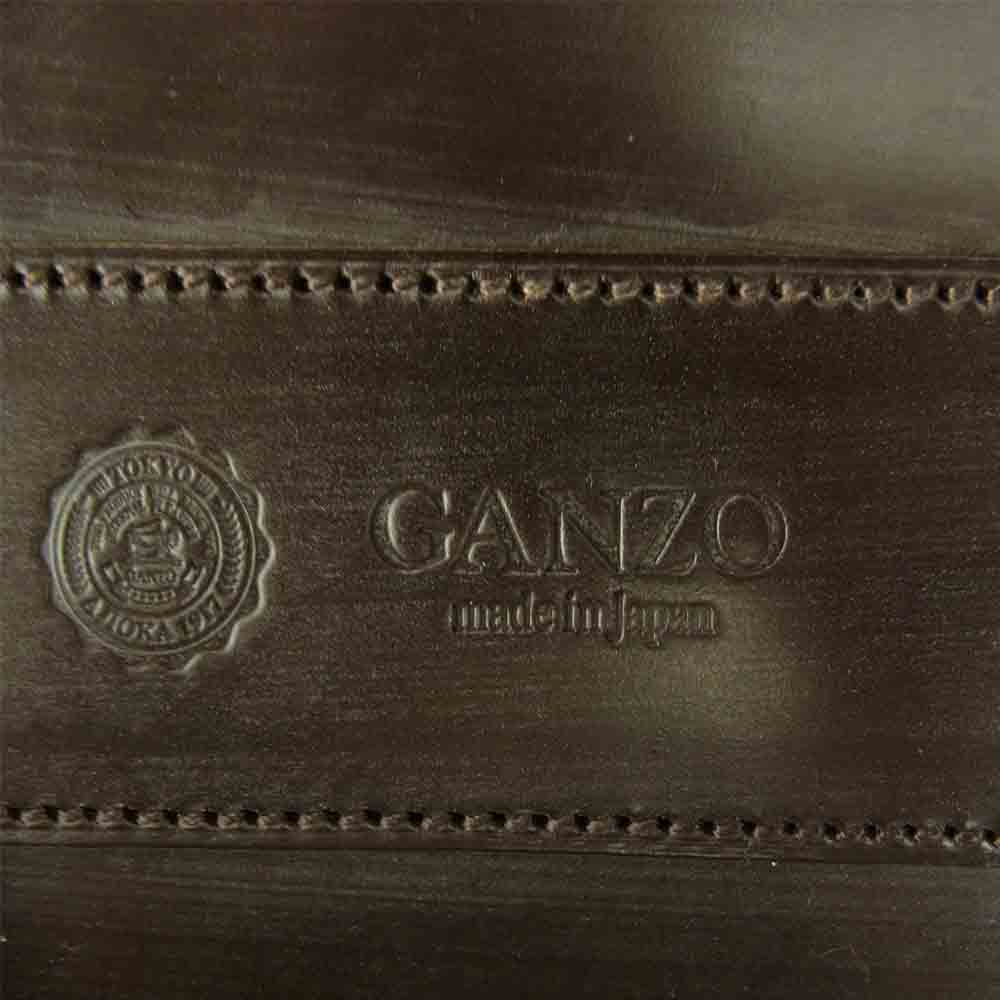GANZO ガンゾ 57223 BRIDLE THIN ブライドル レザー ブリーフケース ダークブラウン ダークブラウン系【美品】【中古】