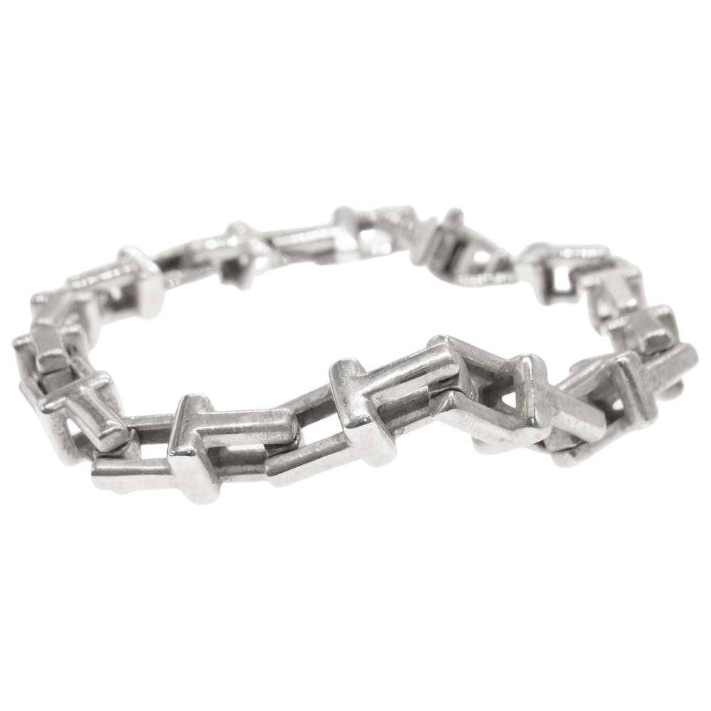 TIFFANY&Co. ティファニー Tチェーン ミディアム M ブレスレット シルバー系【中古】