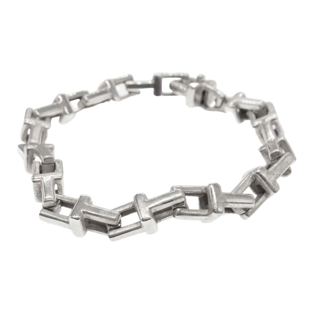 TIFFANY&Co. ティファニー Tチェーン ミディアム M ブレスレット シルバー系【中古】
