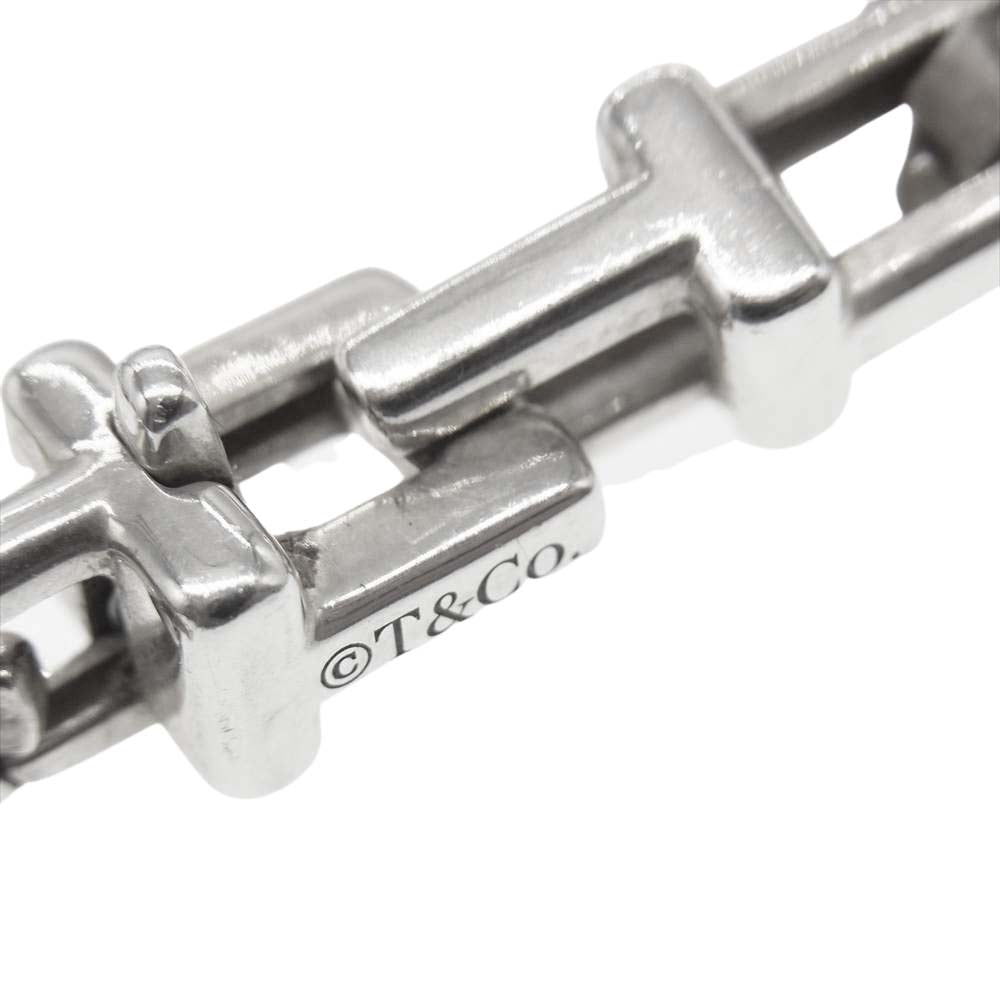 TIFFANY&Co. ティファニー Tチェーン ミディアム M ブレスレット シルバー系【中古】