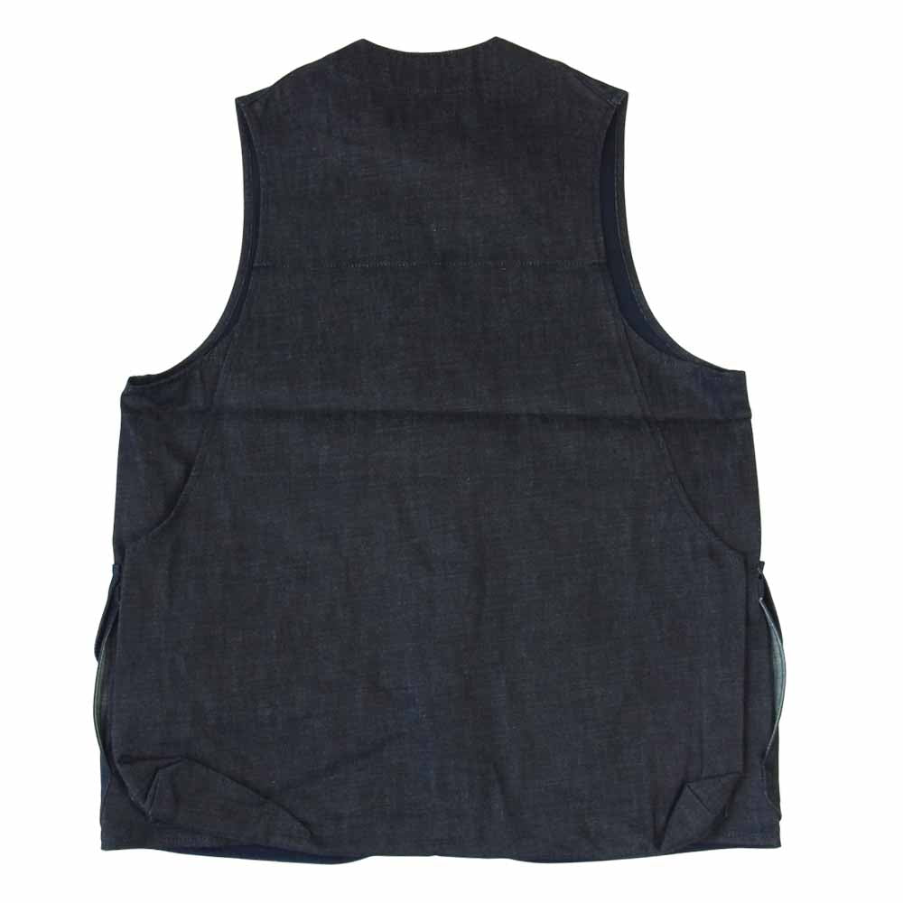 SASAFRAS ササフラス SF-211754 GARDEN TOUGH VEST 9OZ DENIM デニム ベスト インディゴブルー系 M【新古品】【未使用】【中古】