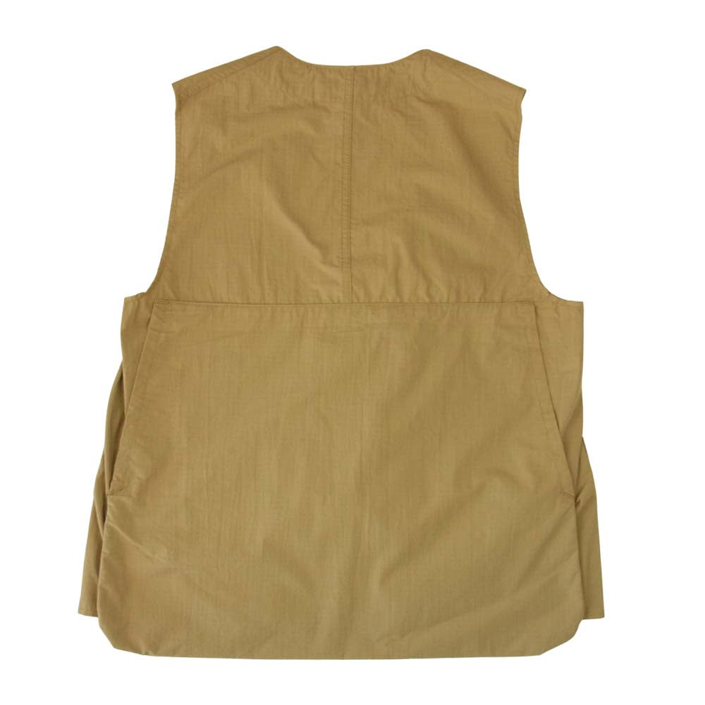 SASAFRAS ササフラス SF-211755 Landscaper Vest リップストップ ランドスケーパー ベスト ベージュ系 XL【新古品】【未使用】【中古】