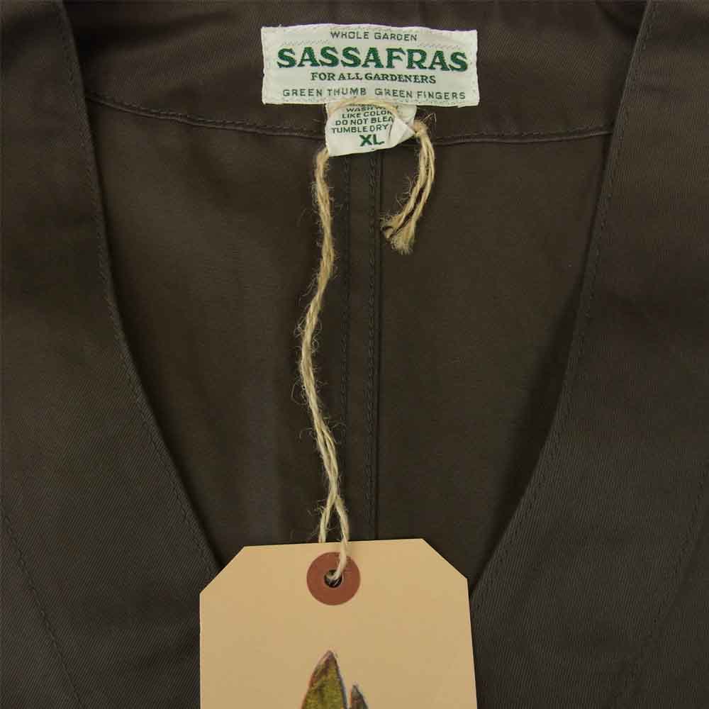 SASAFRAS ササフラス SF-211755 Landscaper Vest West Point ランドスケーパー ベスト チャコール系 XL【新古品】【未使用】【中古】