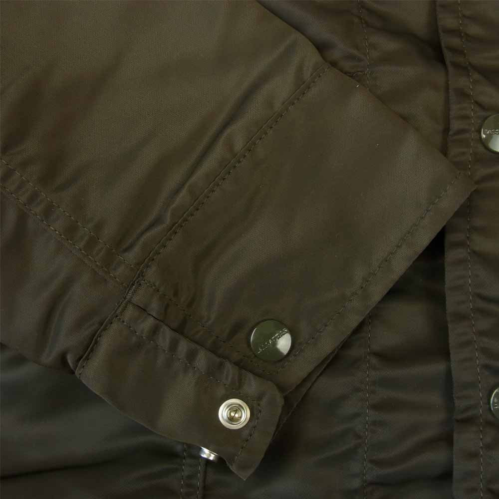 SASAFRAS ササフラス SF-201697 FALL LEAF COAT NYLON TWILL フォール リーフ ナイロン ツイル コート オリーブ系 M【新古品】【未使用】【中古】