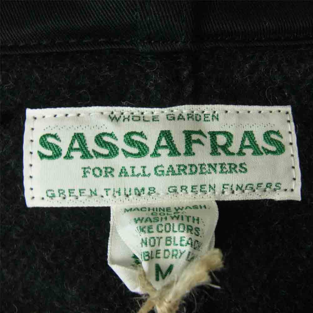 SASAFRAS ササフラス SF-201704 BLOWER BUD TP JACKET ブロワー バド TP ヘリンボーン ブランケット ジャケット チャコール系 M【新古品】【未使用】【中古】