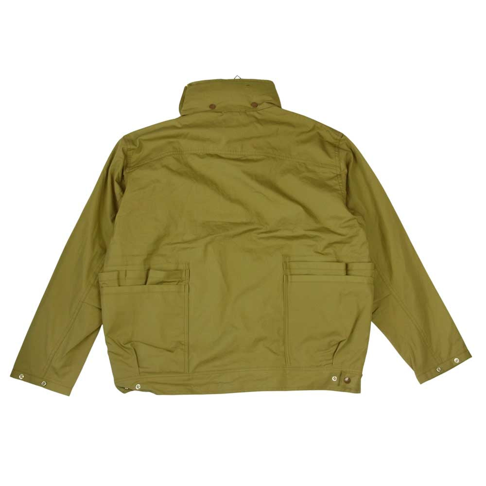 SASAFRAS ササフラス 21AW SF-211819 OVERGROWN HIKER JACKET WEEDS POPLIN コットン ポプリン ハイカー ジャケット カーキ系 L【新古品】【未使用】【中古】