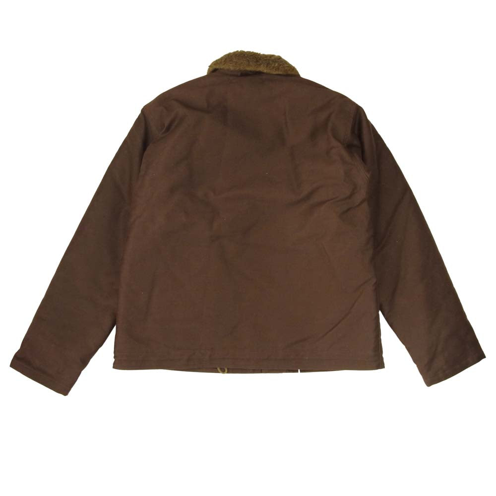 Buzz Rickson's バズリクソンズ 21AW BR14408 N-1 BROWN VERSION NAVY DEPARTMENT DEMOTEX-ED デッキ ジャケット ブラウン系 44【新古品】【未使用】【中古】