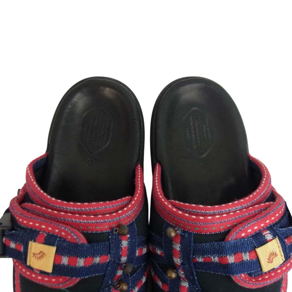 VISVIM ビズビム 0115201001002 Christo Ethnic Bell サンダル ブラック系 L【新古品】【未使用】【中古】