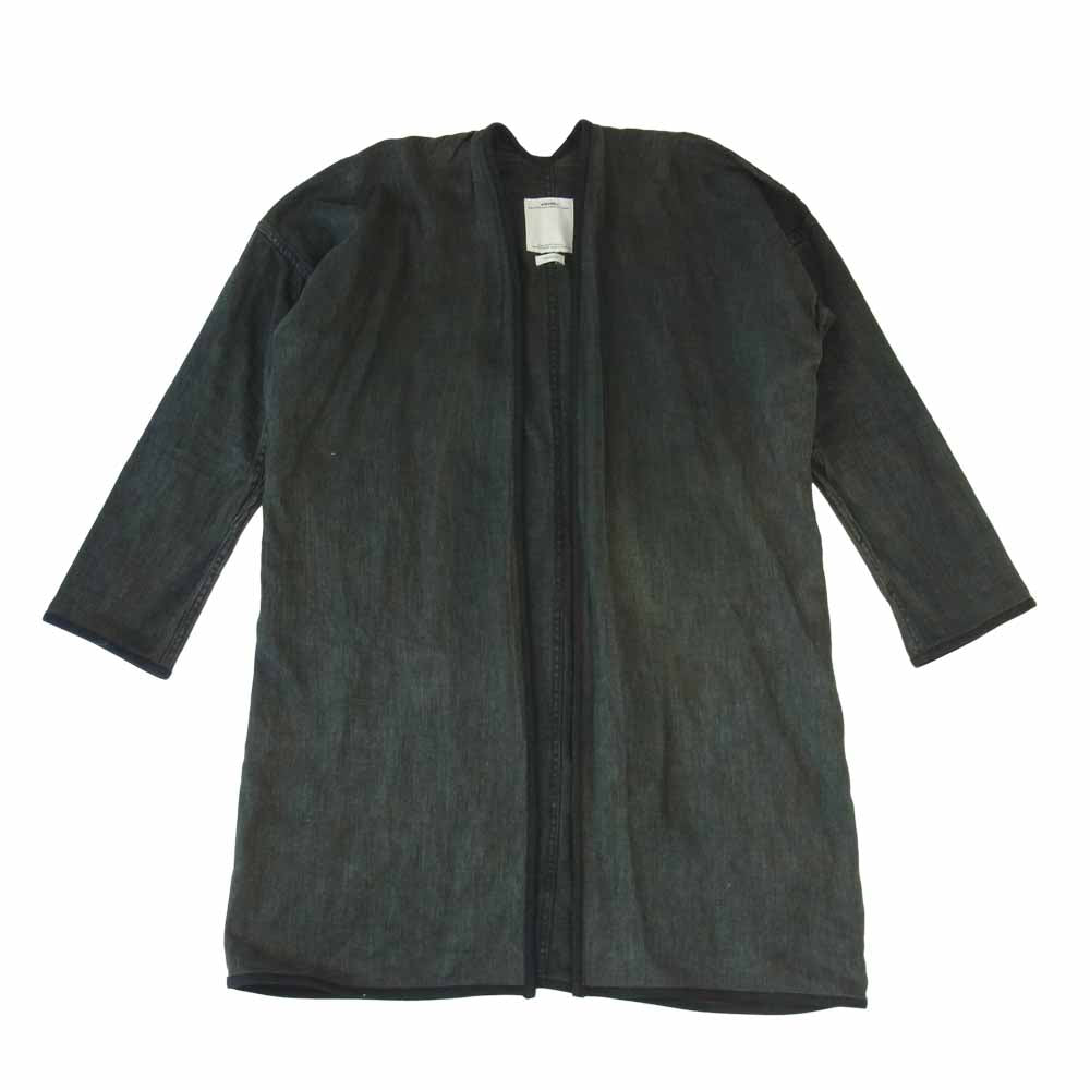 VISVIM ビズビム 0116305013007 Sanjuro coat サンジューローコート 泥黒染め ブラック系 4【極上美品】【中古】