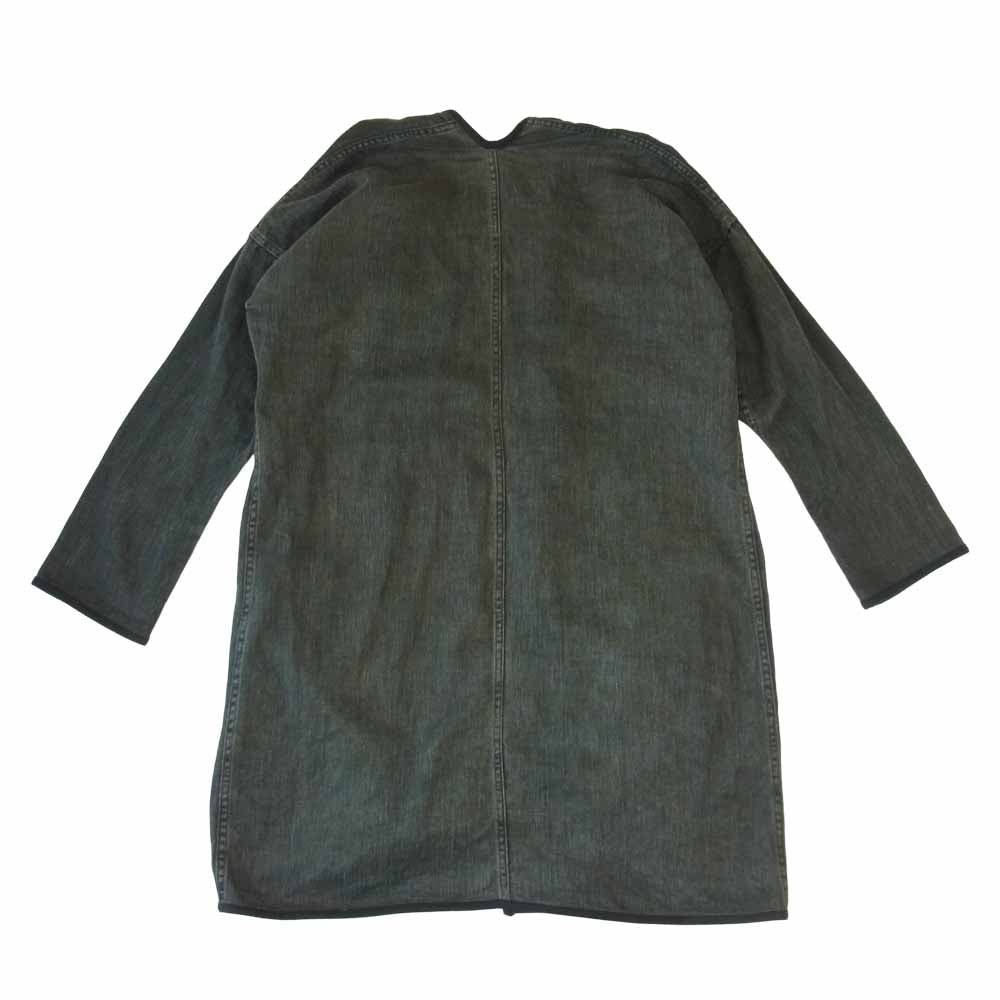 VISVIM ビズビム 0116305013007 Sanjuro coat サンジューローコート 泥黒染め ブラック系 4【極上美品】【中古】
