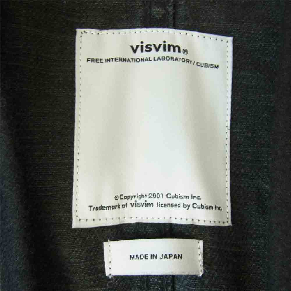 VISVIM ビズビム 0116305013007 Sanjuro coat サンジューローコート 泥黒染め ブラック系 4【極上美品】【中古】