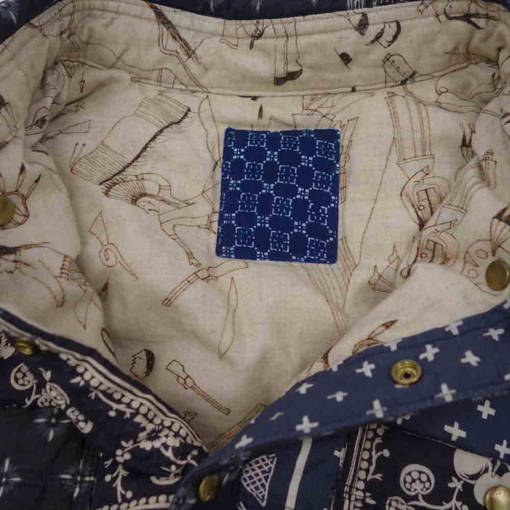 VISVIM ビズビム 0219905013017 KERCHIEF DOWN JKT バンダナ カーチフダウン ジャケット ICT限定 3【極上美品】【中古】