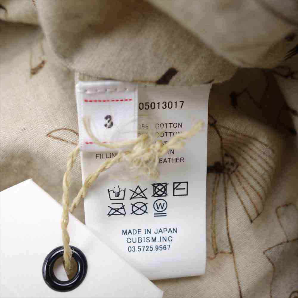 VISVIM ビズビム 0219905013017 KERCHIEF DOWN JKT バンダナ カーチフダウン ジャケット ICT限定 3【極上美品】【中古】