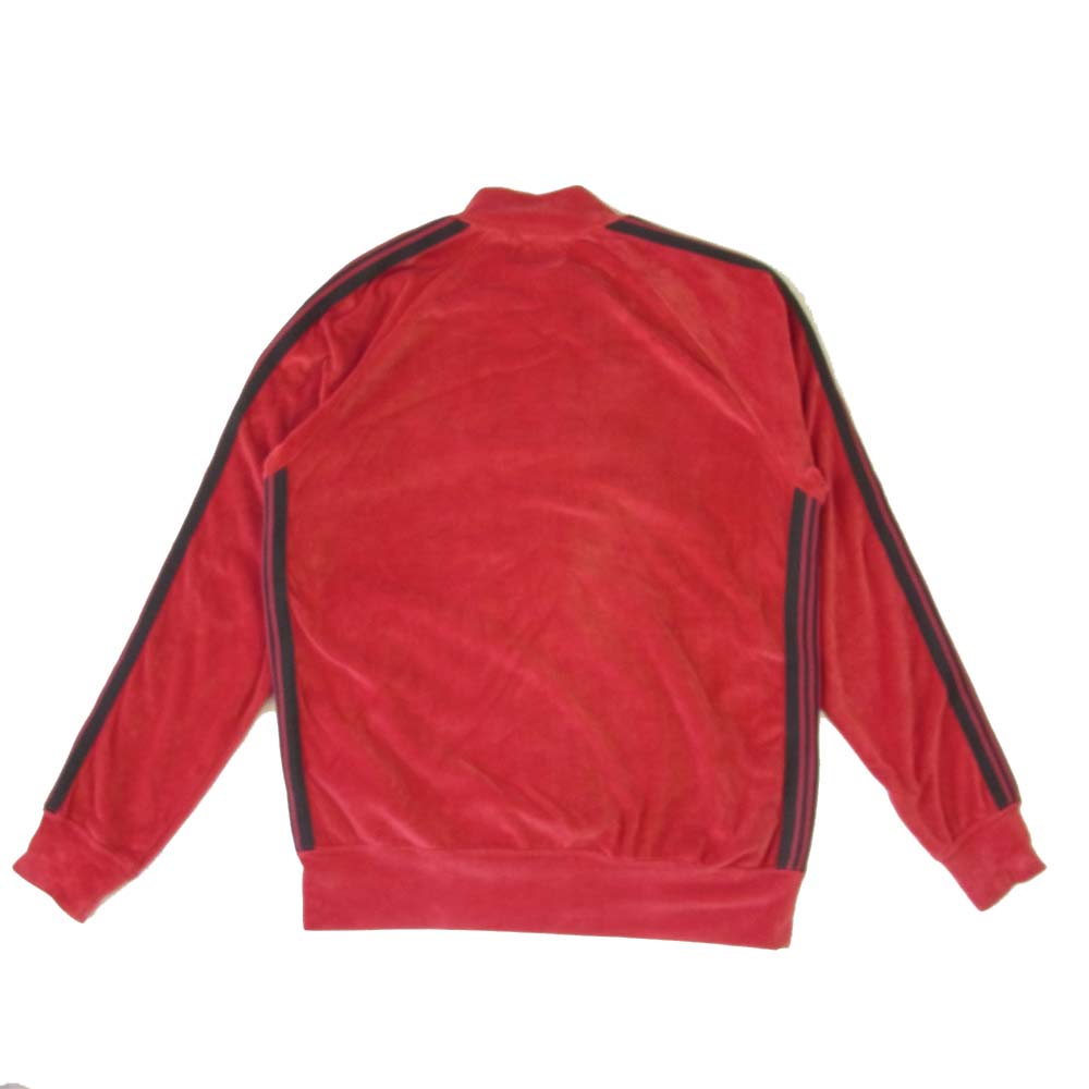 Needles ニードルス 20SS GL220 Rib Collar Track Jacket C/Pe Velour ベロア トラック ジャケット レッド系 S【中古】