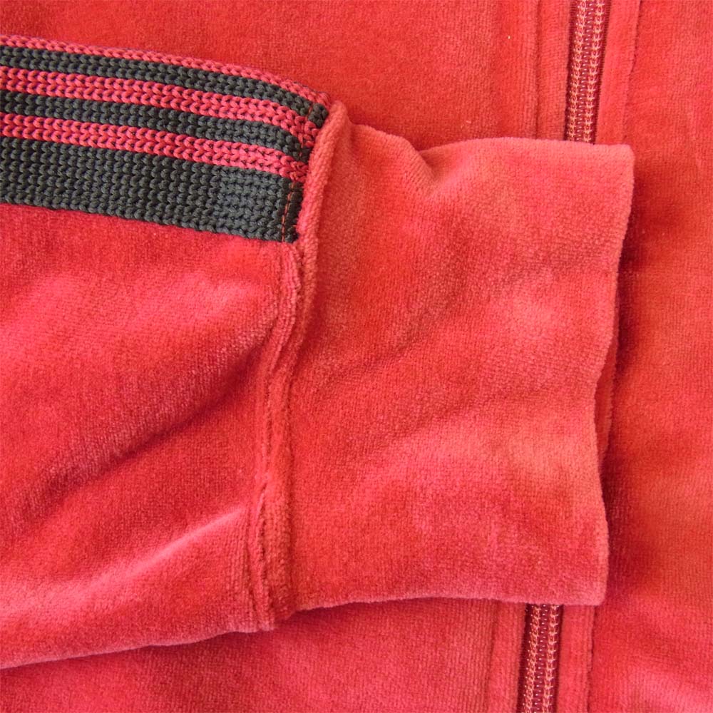 Needles ニードルス 20SS GL220 Rib Collar Track Jacket C/Pe Velour ベロア トラック ジャケット レッド系 S【中古】