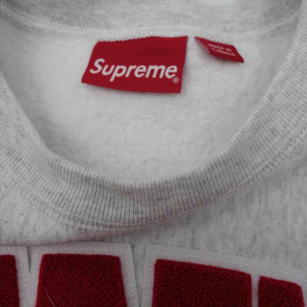 Supreme シュプリーム 21AW Cities Arc Crewneck アーチロゴ クルーネック スウェット グレー系 small【中古】