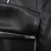MAISON MARGIELA メゾンマルジェラ 21SS S50AM0512 国内正規品 ハの字 レザー ライダース ジャケット ゴートレザー  ブラック系 44【新古品】【未使用】【中古】