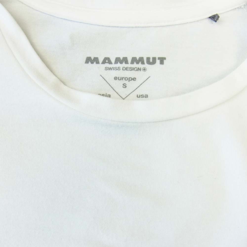 Mammut マムート 1017-00490 国内正規 Logo T-Shirt AF Men ロゴ 半袖 Tシャツ ホワイト系 M【中古】