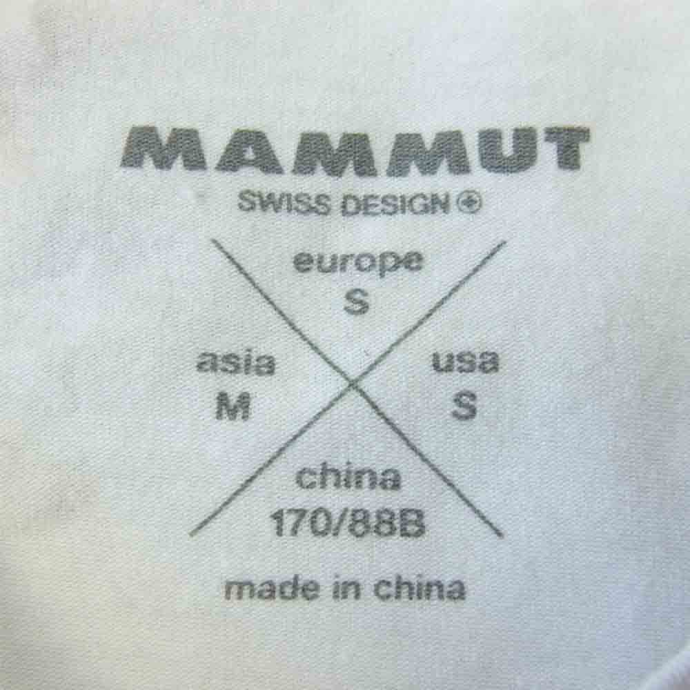 Mammut マムート 1017-00490 国内正規 Logo T-Shirt AF Men ロゴ 半袖 Tシャツ ホワイト系 M【中古】