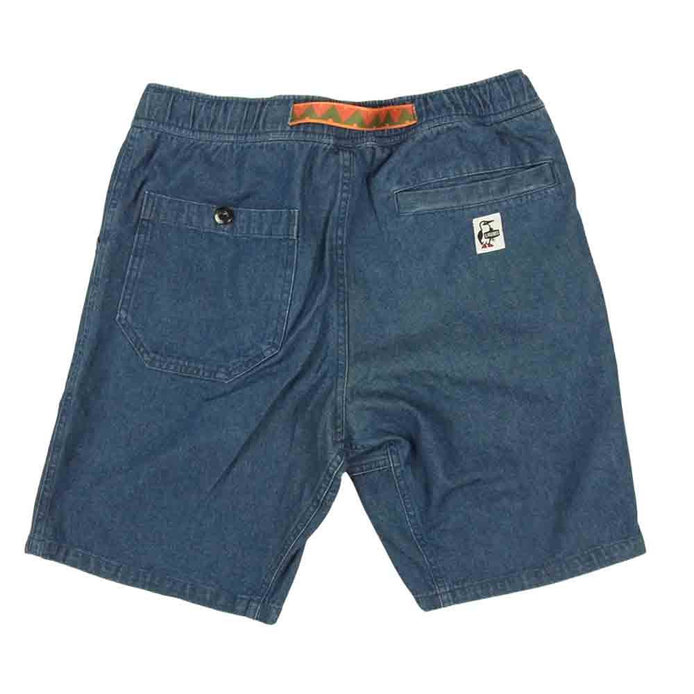 CHUMS チャムス CH03-1053 Sinawava Denim Climbing Shorts シナワバ デニム クライミング ショーツ インディゴブルー系 M【中古】