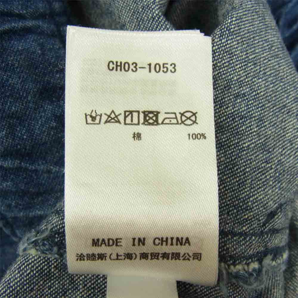 CHUMS チャムス CH03-1053 Sinawava Denim Climbing Shorts シナワバ デニム クライミング ショーツ インディゴブルー系 M【中古】