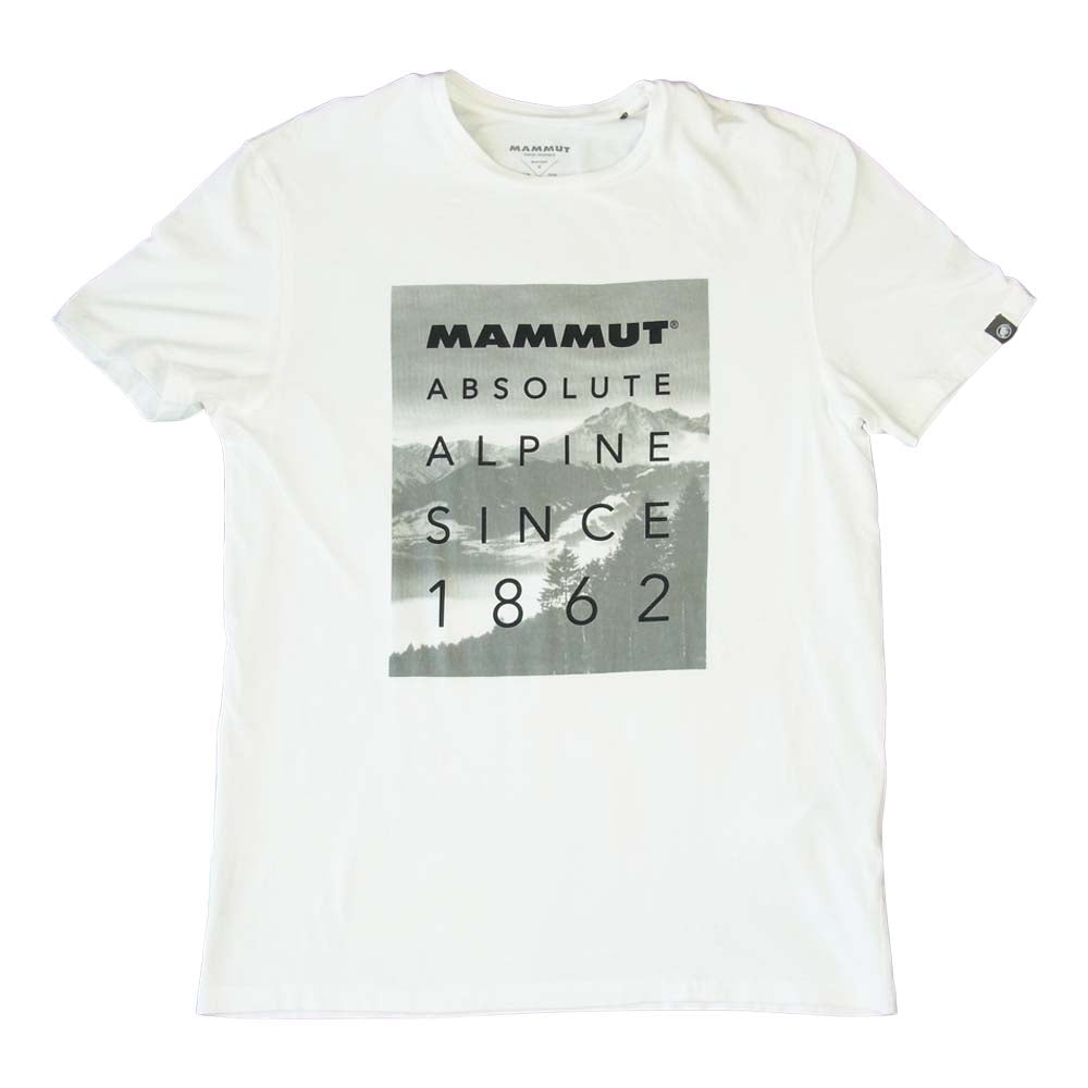 Mammut マムート 1017-00520 国内正規 Absolute Alpine Landscape T-Shirt AF Men グラフィティ 半袖 Tシャツ ホワイト系 M【中古】