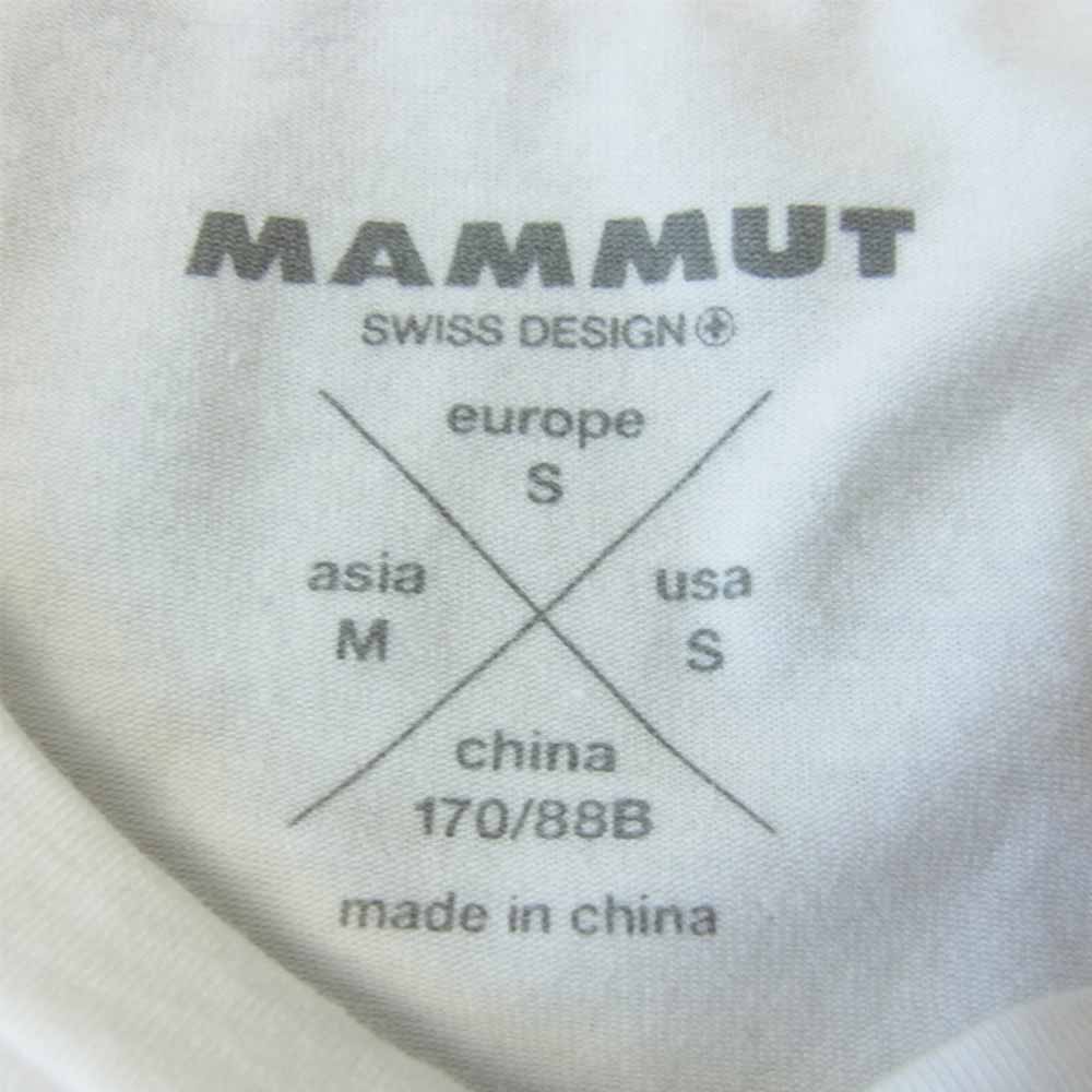 Mammut マムート 1017-00520 国内正規 Absolute Alpine Landscape T-Shirt AF Men グラフィティ 半袖 Tシャツ ホワイト系 M【中古】
