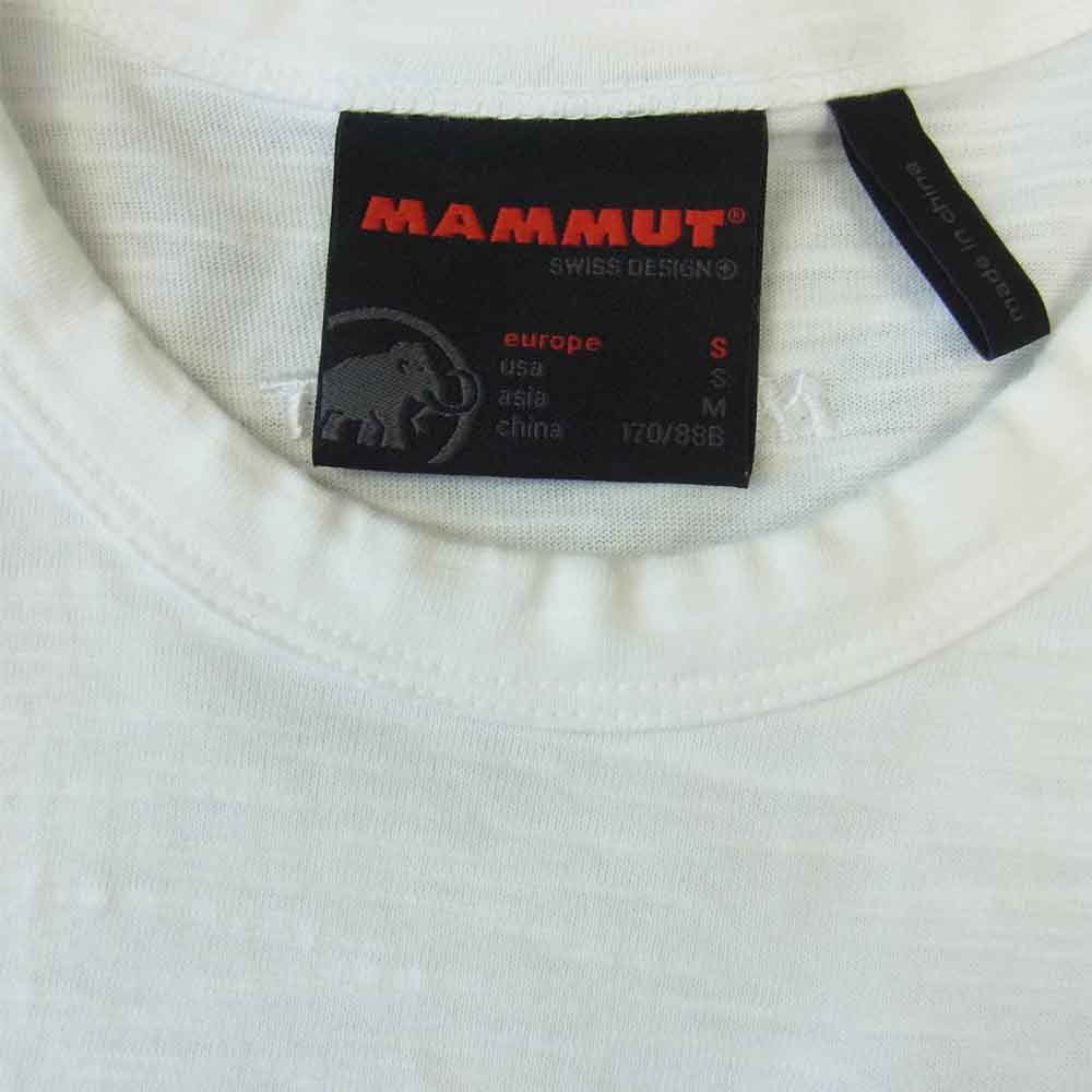 Mammut マムート 1017-10001 Cotton Pocket T-Shirt Men コットン ポケット 半袖 Tシャツ ホワイト系 M【中古】