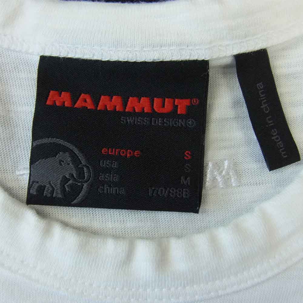 Mammut マムート 1017-10001 Cotton Pocket T-Shirt Men コットン ポケット 半袖 Tシャツ ホワイト系 M【中古】