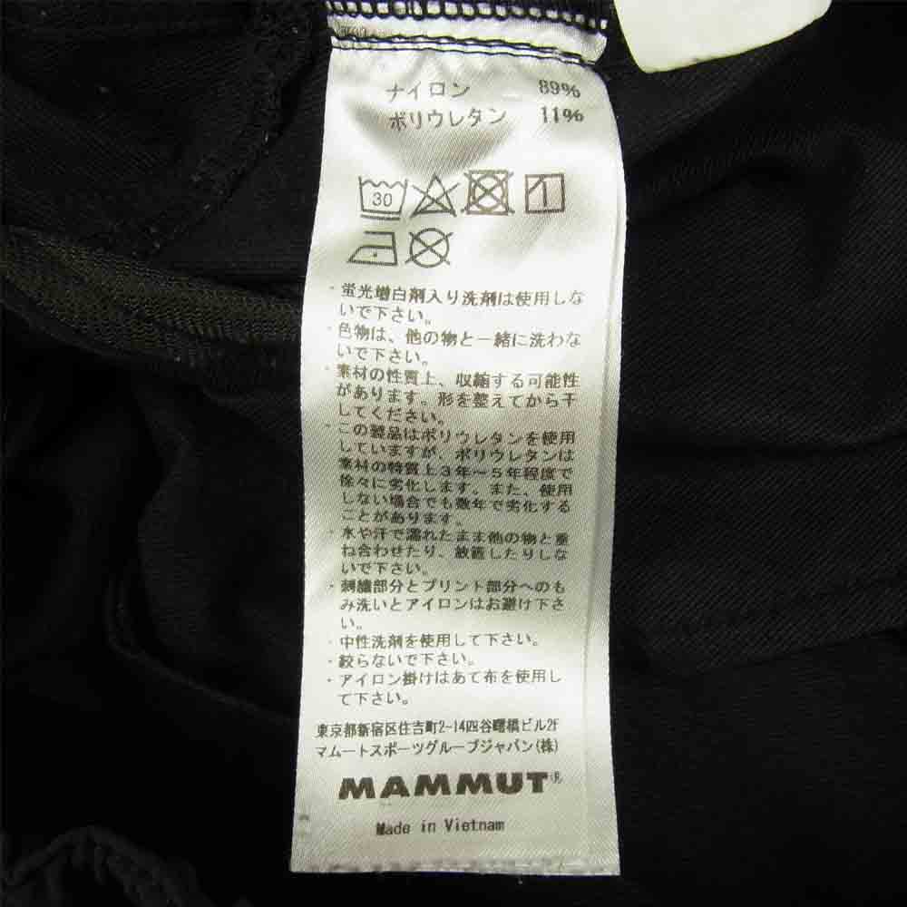 Mammut マムート 1020-09760 SOFtech TREKKERS Pants Men ソフテック トレッカーズパンツ ドライテック パンツ ブラック系 M【中古】