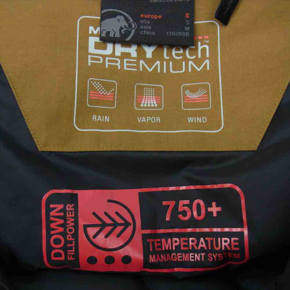 Mammut マムート 1010-22950  DRYtech Prime Down Coat ドライテック プライム ダウン コート ジャケット TIMBER M【美品】【中古】