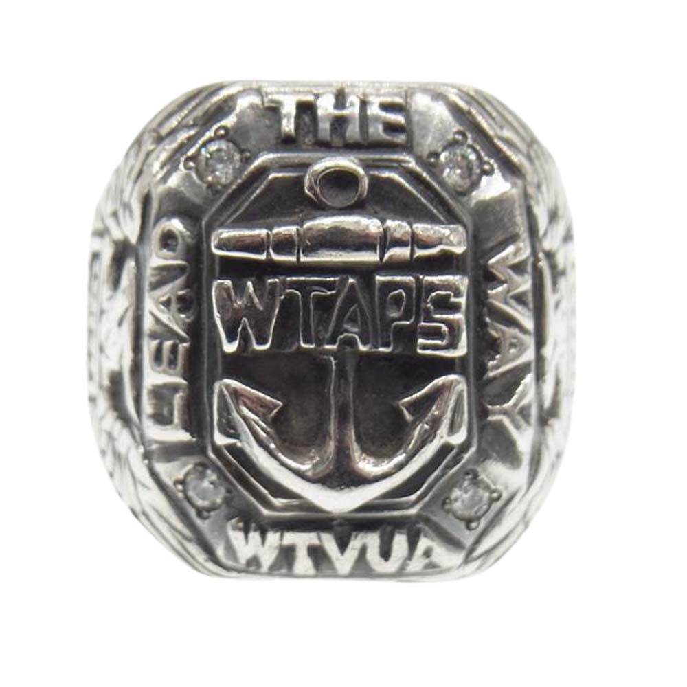 WTAPS ダブルタップス 12AW COLLEGE RING SILVER 950 カレッジ