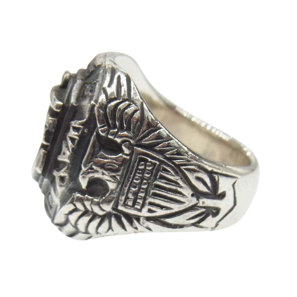 WTAPS ダブルタップス 12AW COLLEGE RING SILVER 950 カレッジ シルバー リング【中古】
