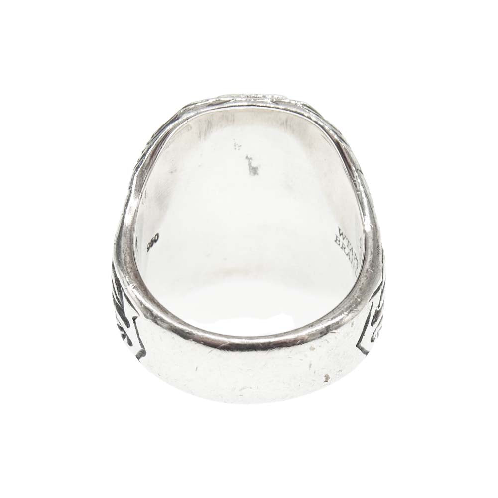 WTAPS ダブルタップス 12AW COLLEGE RING SILVER 950 カレッジ シルバー リング【中古】