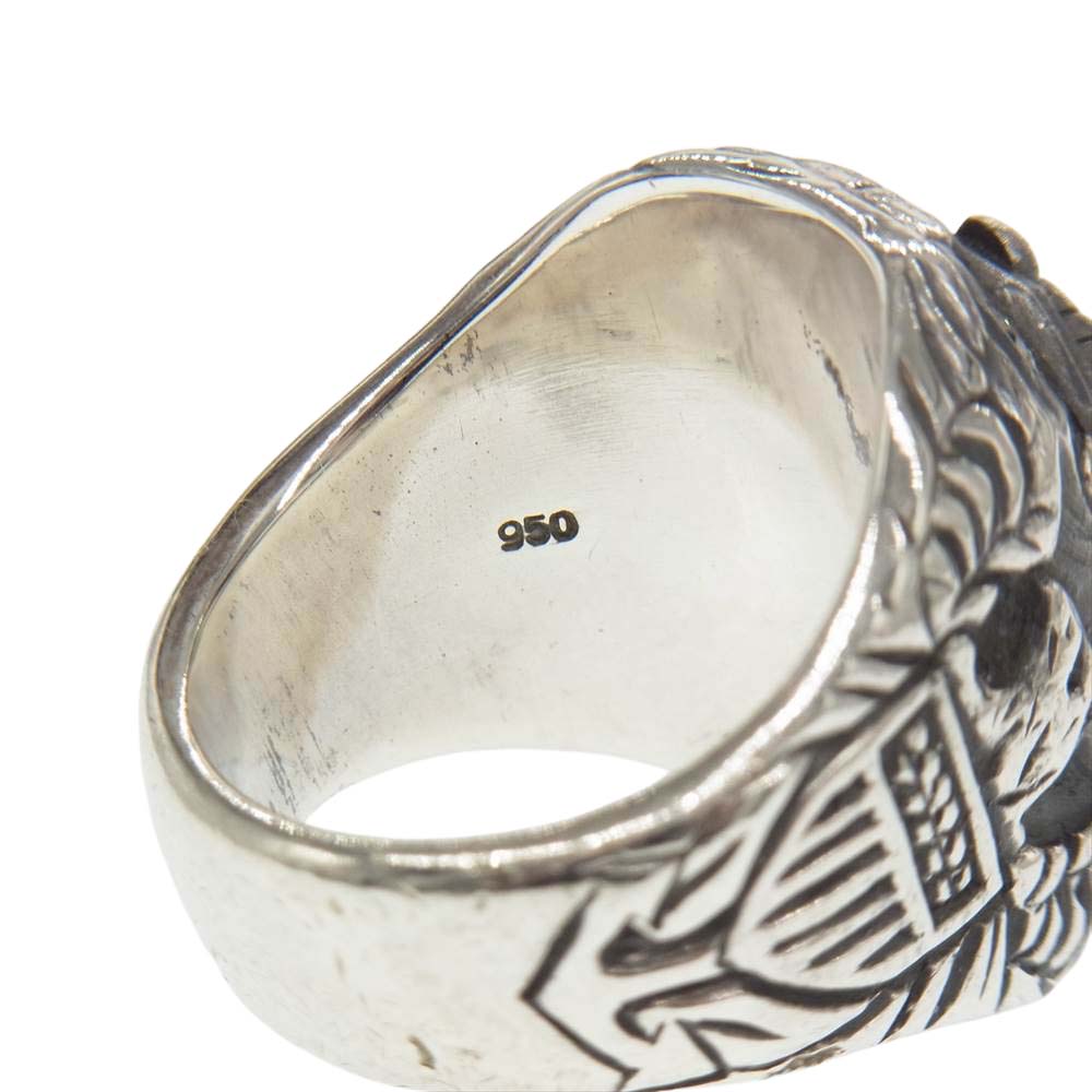 WTAPS ダブルタップス 12AW COLLEGE RING SILVER 950 カレッジ シルバー リング【中古】