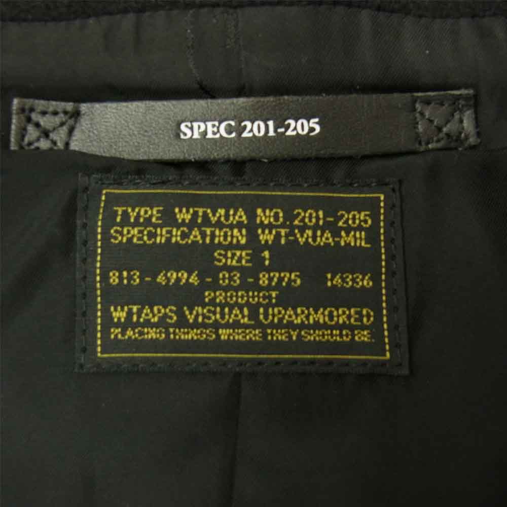 WTAPS ダブルタップス 13AW 132SPDT-JKM01S BLACK WATCH COAT.WOOL.MELTON  ブラック系 1【中古】