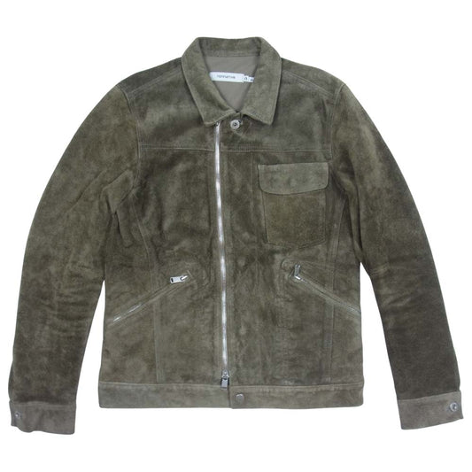 nonnative ノンネイティブ 16AW NN-J3010 WORKER JACKET COW SUEDE カウ スエード レザー ジャケット カーキ系【中古】