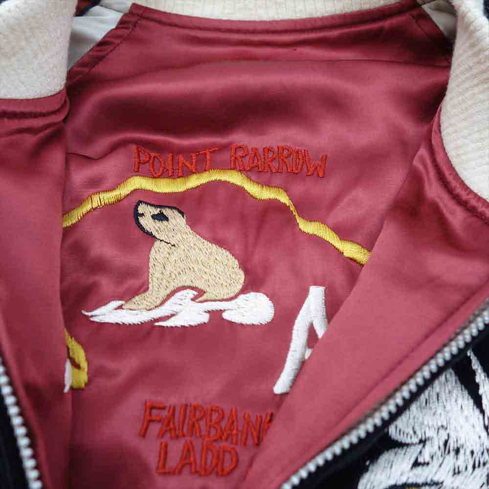 THE FLAT HEAD ザフラットヘッド 別珍 サテン リバーシブル ALASKA