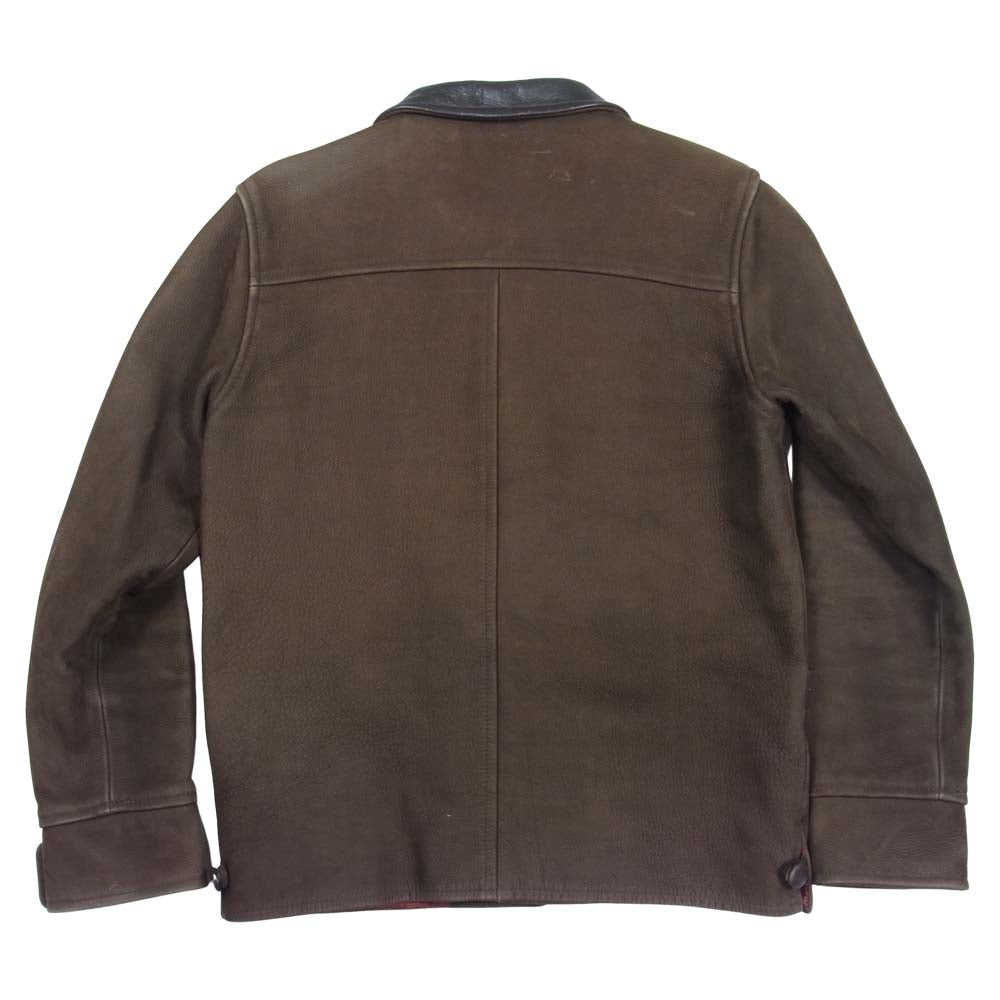 TENDERLOIN テンダーロイン T-SUEDE JKT ヌバック レザー ジャケット ブラウン系 XS【中古】