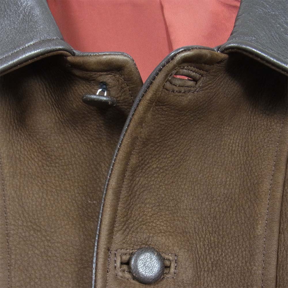 TENDERLOIN テンダーロイン T-SUEDE JKT ヌバック レザー ジャケット ブラウン系 XS【中古】