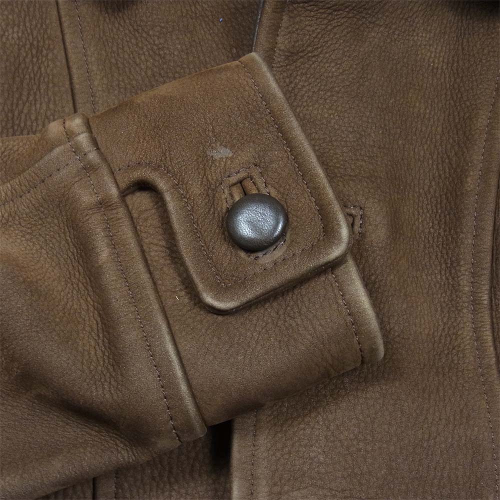 TENDERLOIN テンダーロイン T-SUEDE JKT ヌバック レザー ジャケット ブラウン系 XS【中古】