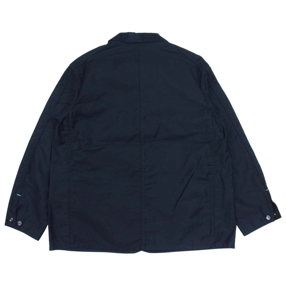 POST OVERALLS ポストオーバーオールズ 1111-VM Vintage Moleskin DeLuxe Railroader ヴィンテージモール スキン カバーオール ジャケット ブラック系 L【新古品】【未使用】【中古】
